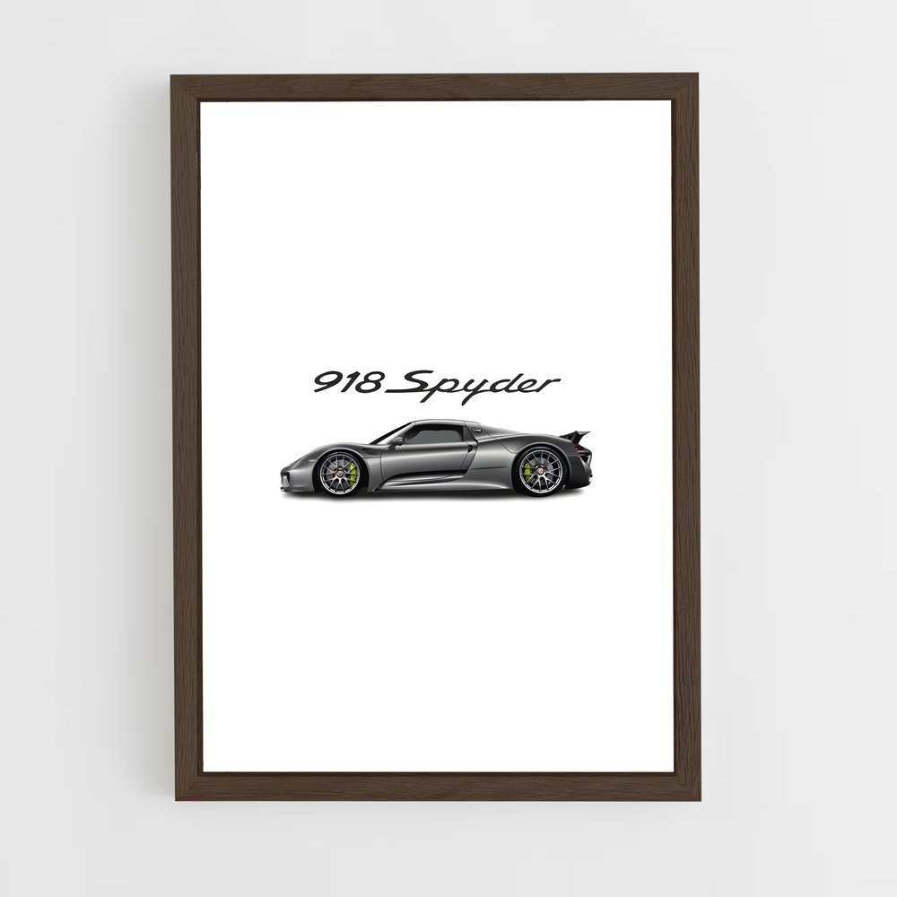 Poster 911 Black Beauty – affiche Porsche (vue 5)